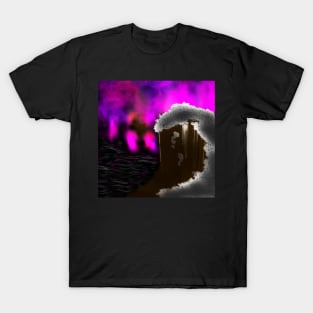 Aurora, Pink Sky Lights T-Shirt